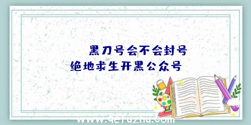 「pubg黑刀号会不会封号」|绝地求生开黑公众号